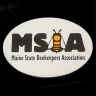 Oval Sticker Maine Beekeepers Logo