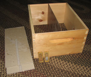 Each participant receives: two queens, one divided hive body, and two homasote inner covers.