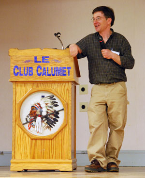 Ross Conrad Speaking at the Maine Beekeepers Annual Meeting in 2009 Ross Conrad Speaking at the Maine Beekeepers Annual Meeting in 2009