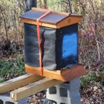 Hive Wrapped for Winter in Maine