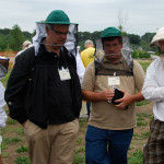 Peter Richardson, Phil Gaven, and Ian Munger representing Maine at EAS